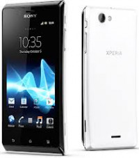 White Sony Xperia J