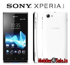 White Sony Xperia J