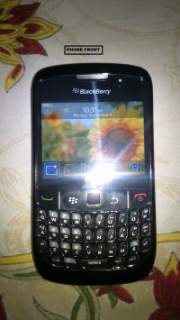 Black BlackBerry Curve 8530