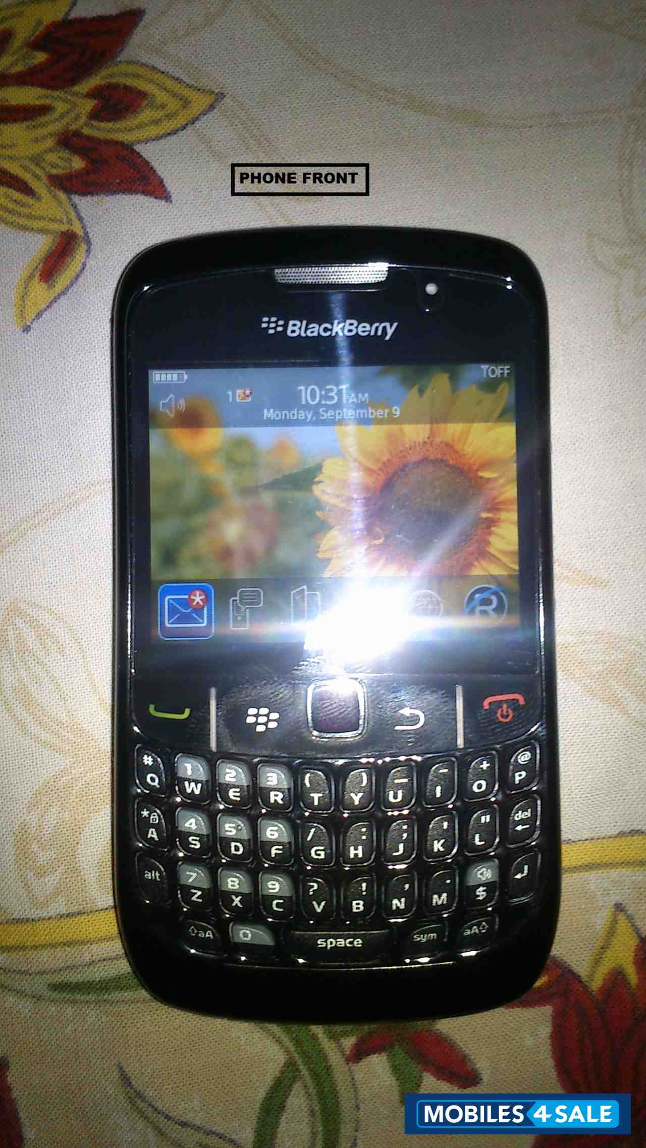 Black BlackBerry Curve 8530