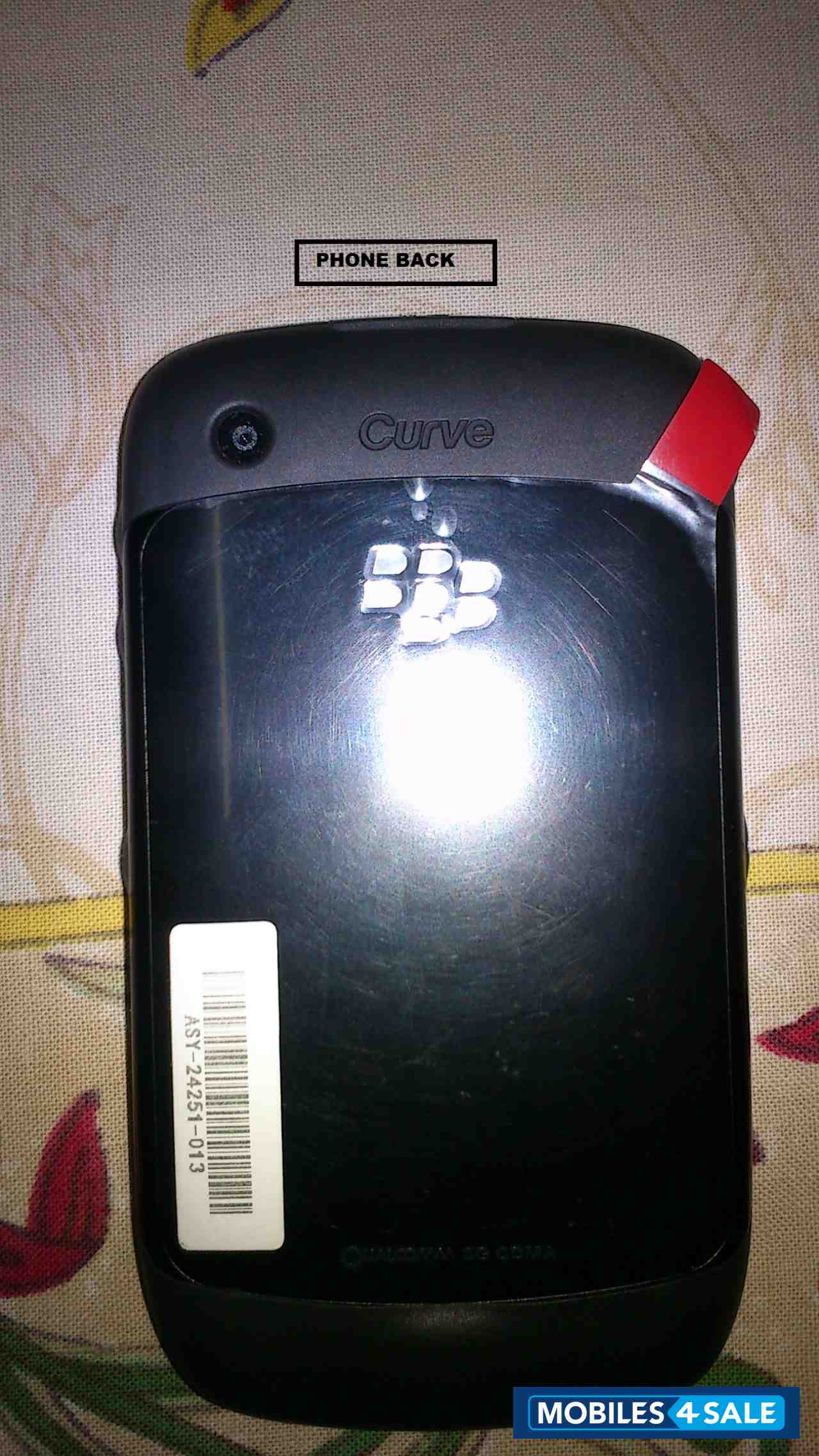 Black BlackBerry Curve 8530