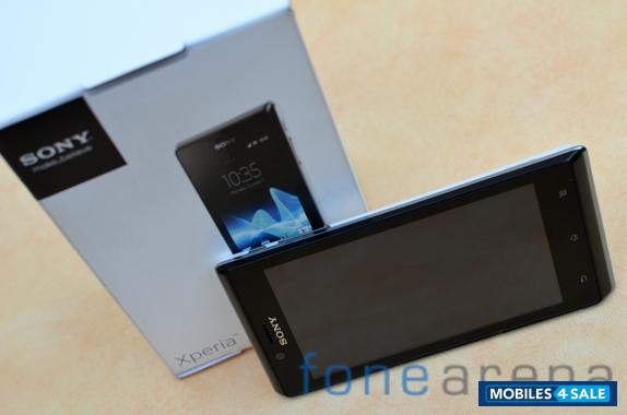 Black Sony Xperia J