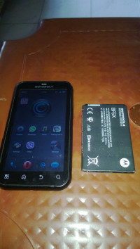 Black Motorola Defy