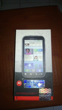 Black Motorola Defy