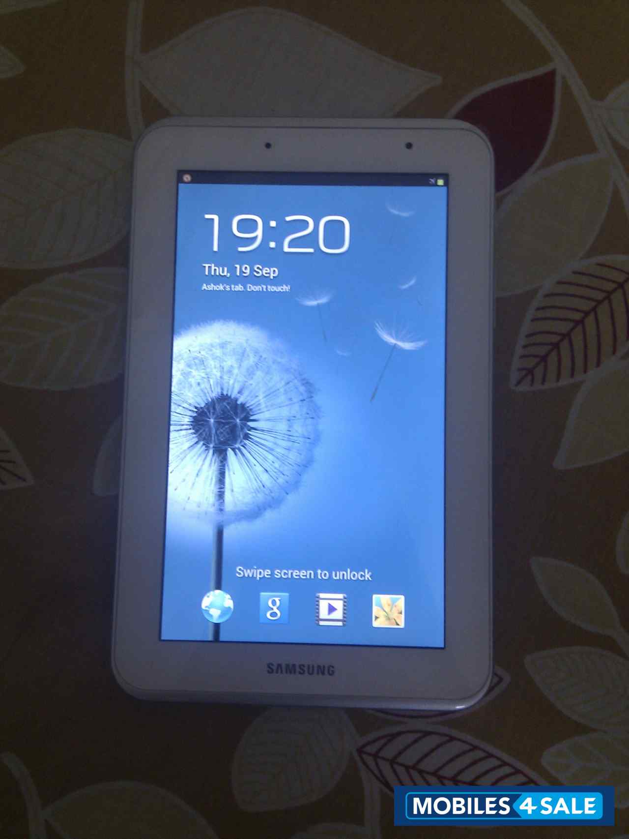 White Samsung Galaxy Tab2 P3110