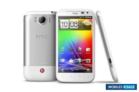 White & Silver HTC Sensation XL