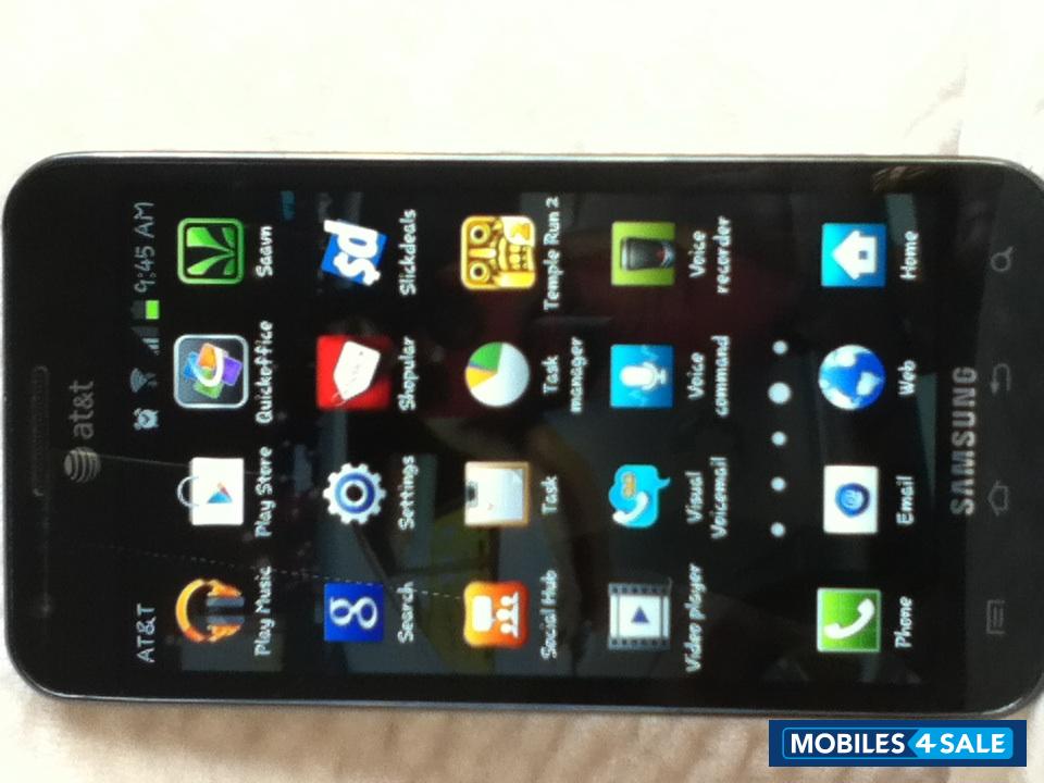 Black Samsung Galaxy S2 Skyrocket