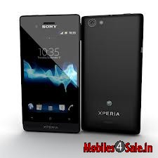 Black Sony Xperia miro