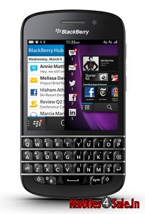 Black BlackBerry Q10