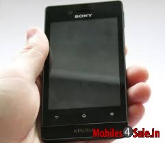 Black Sony Xperia miro