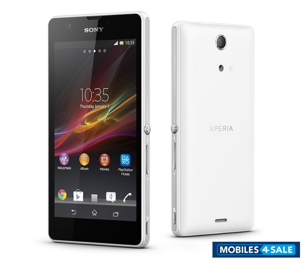 White Sony Xperia ZR