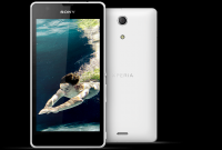 White Sony Xperia ZR