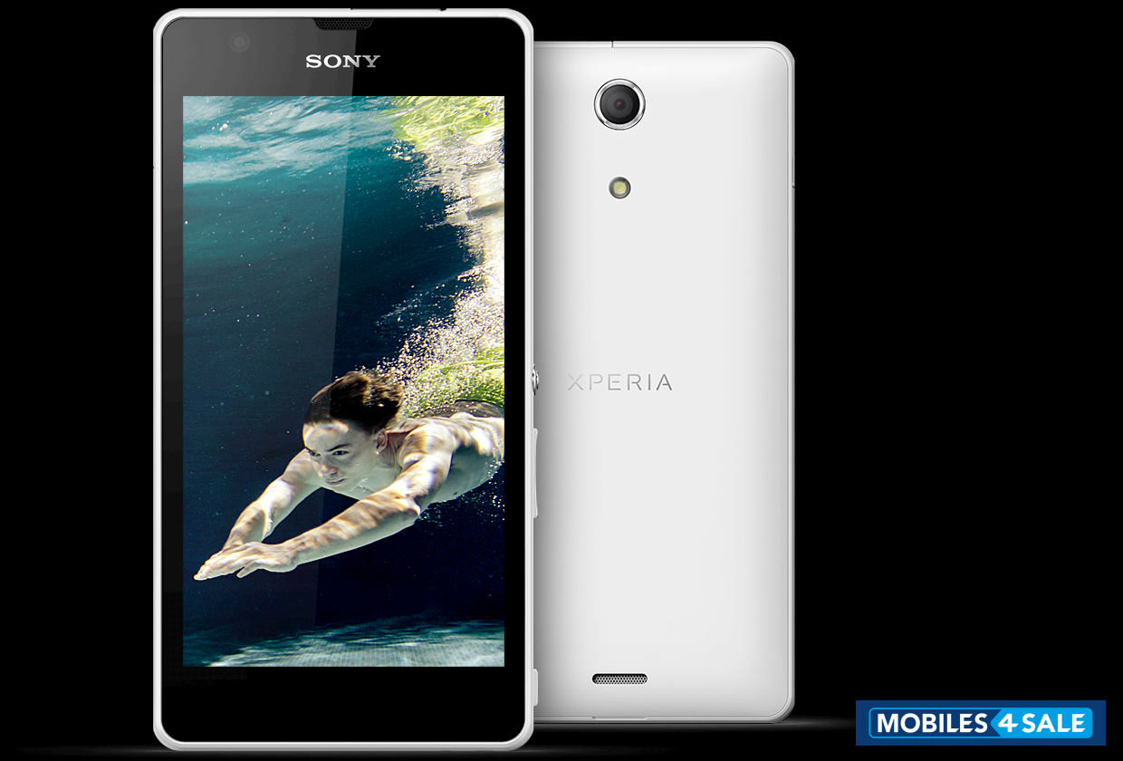 White Sony Xperia ZR