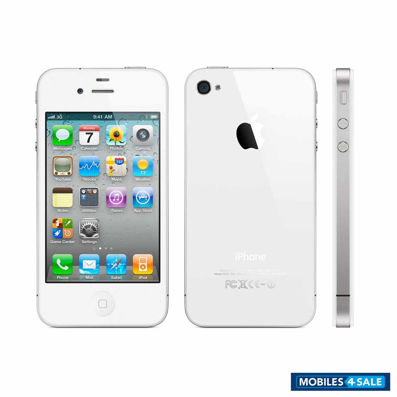 White Apple iPhone 4S