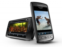 Black BlackBerry Torch 9860