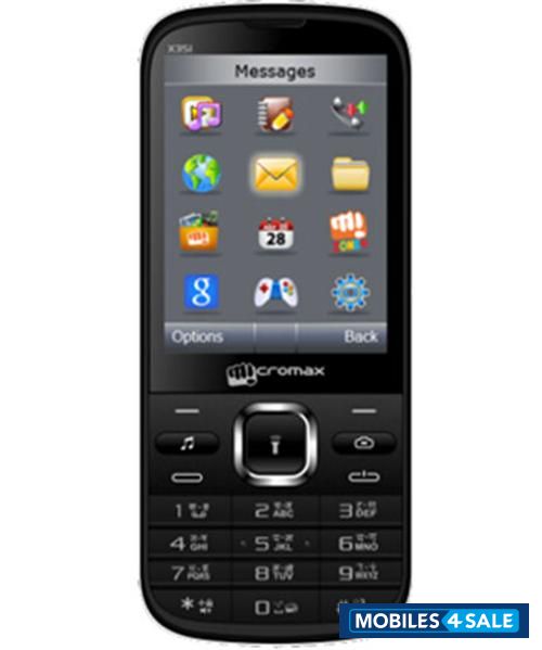 Black & Silver Micromax X351