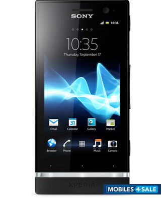 Black Sony Xperia U