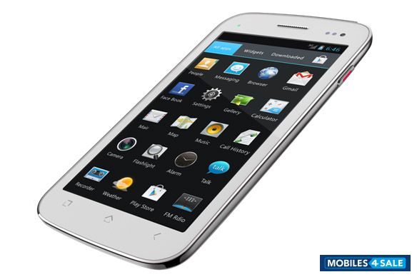 White Micromax Canvas 2 Plus A110Q