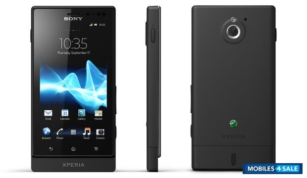 Black Sony Ericsson Xperia sola