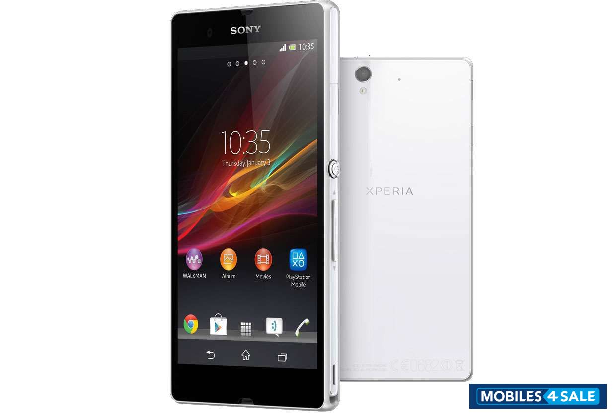 White Sony Xperia Z