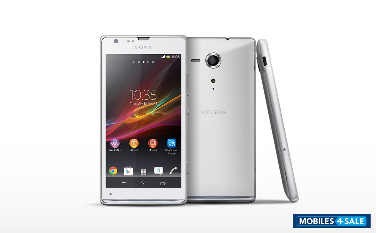 White Sony Xperia SP