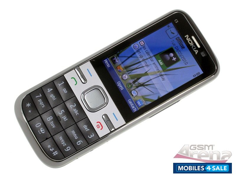 Silver Black Nokia C5