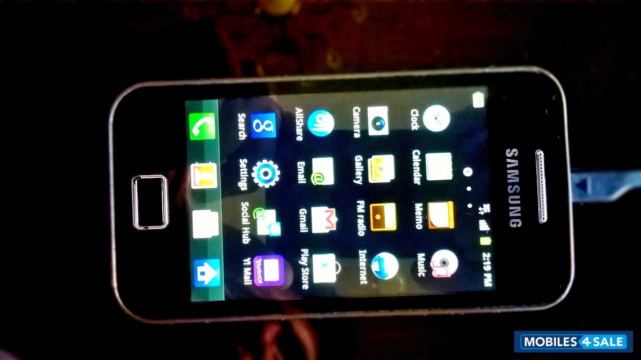 Black Samsung Galaxy Ace