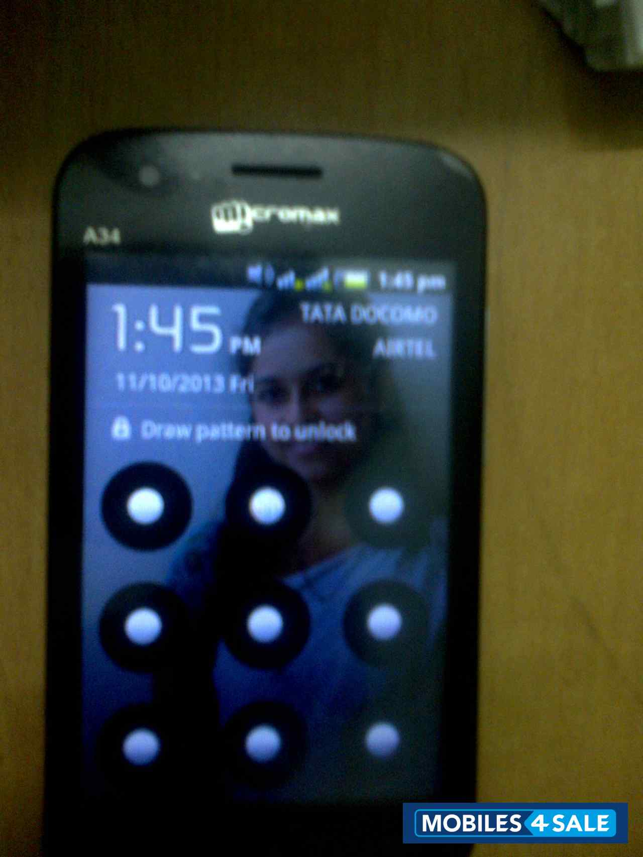 Black Micromax  Bolt A34