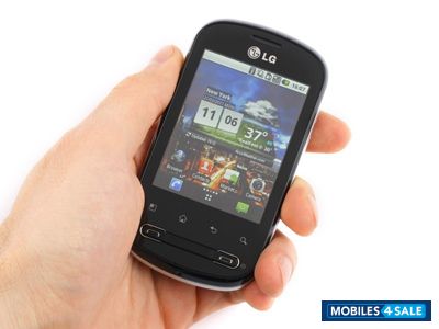 Black LG Optimus Me