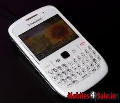 White BlackBerry Curve 8520