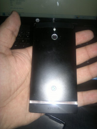 Black Sony Xperia P