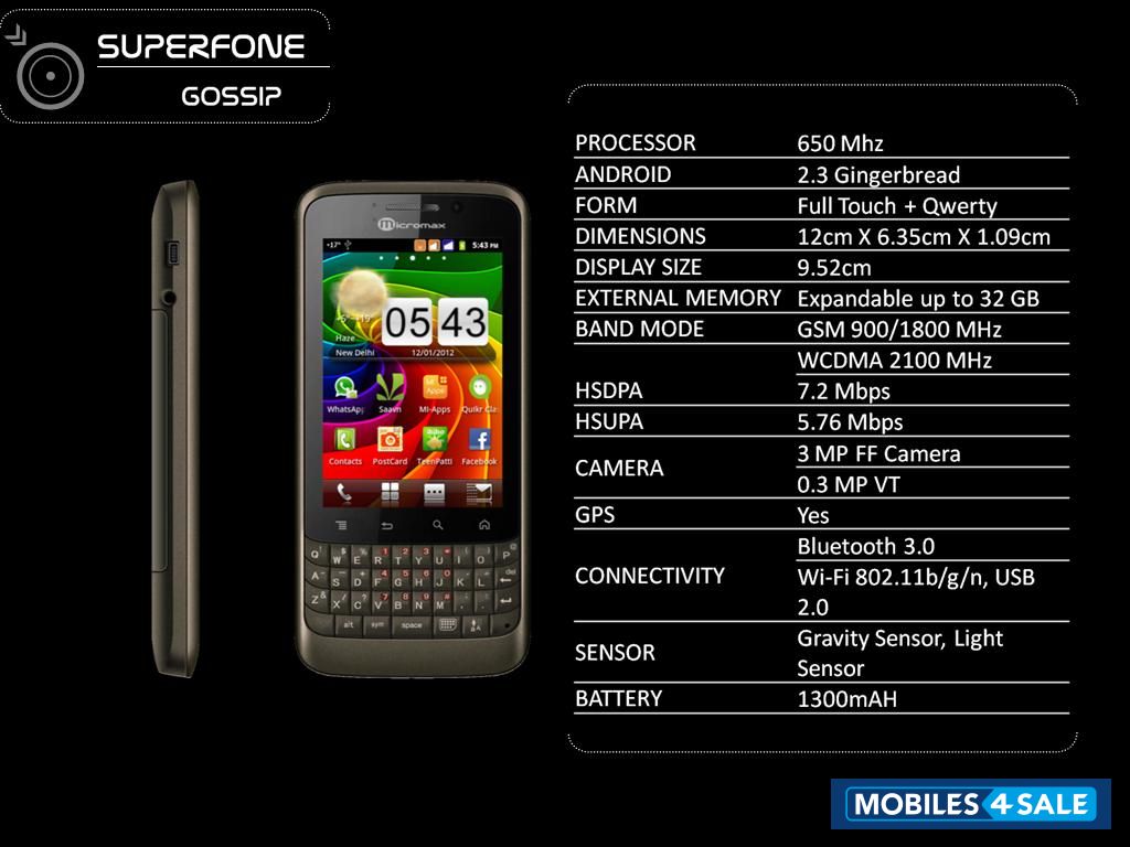 Coffy Micromax A78