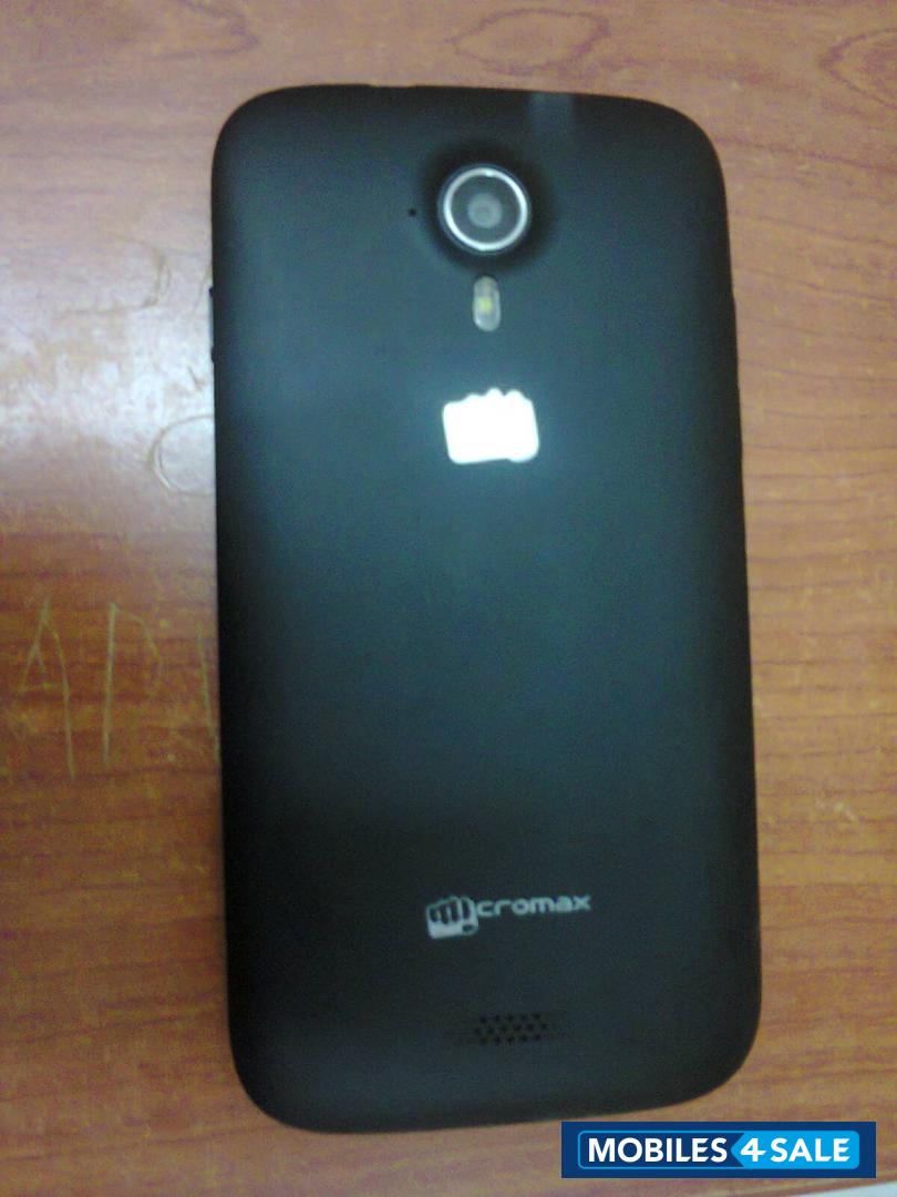 Black Micromax Canvas HD A116