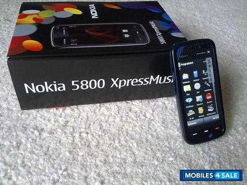 Black And Grey Nokia XpressMusic 5800