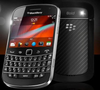 Black BlackBerry Bold 9900