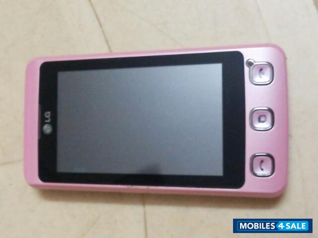 Pink Colour LG KP-series LG KP500