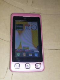 Pink Colour LG KP-series LG KP500