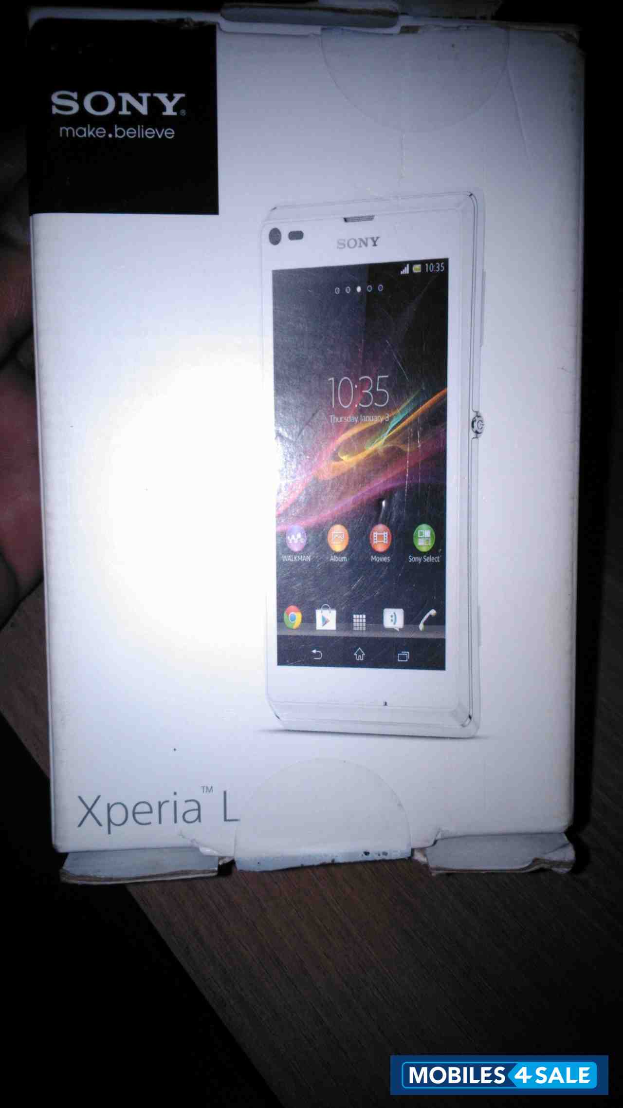 White Sony Xperia L