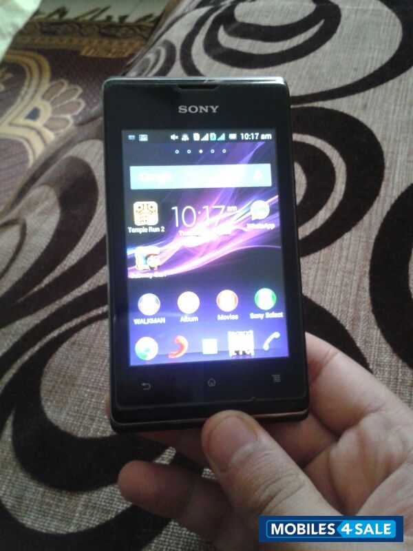 Black Sony Ericsson Xperia E Dual