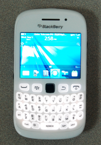 White BlackBerry Curve 9320