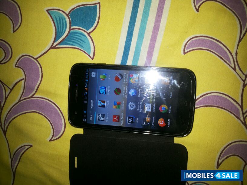 Black Micromax Canvas 3D A115