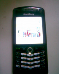 Black BlackBerry Pearl 8100