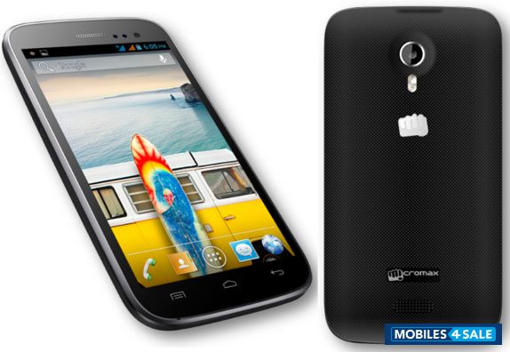 Black Micromax Canvas Lite A92