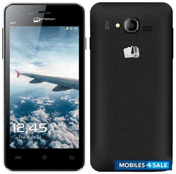 Black Micromax A68