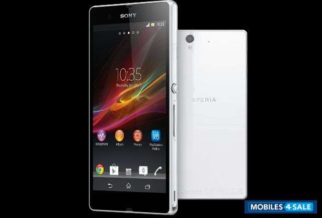 White Sony Xperia Z