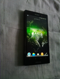 Black Sony Xperia ion