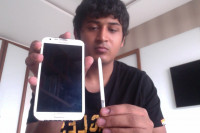 White Samsung Galaxy Note 2