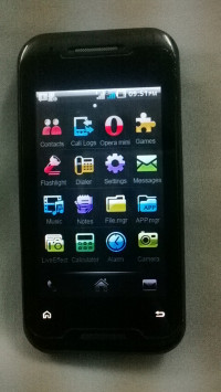 Black Micromax X650