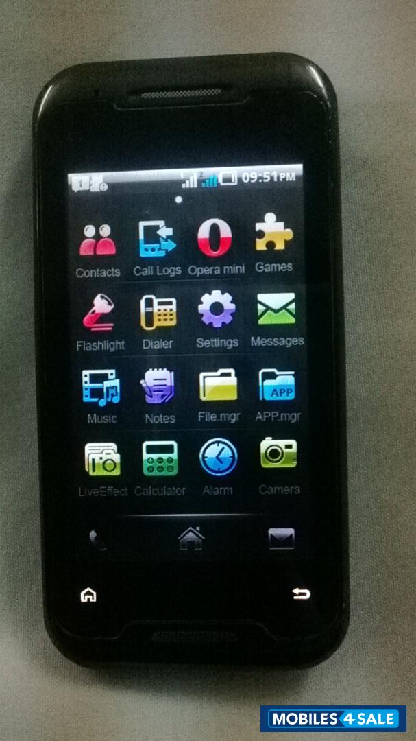 Black Micromax X650