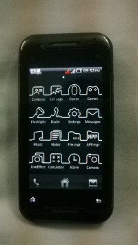 Black Micromax X650